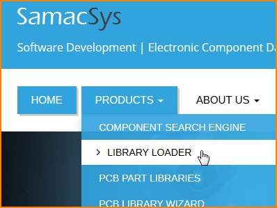 Samacsys website