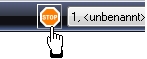 Der STOP Button beendet eine Aktion oder einen Modus.