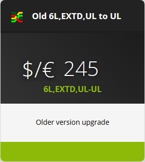 Old 6L, EXTENDED, STANDARD, UL to UL