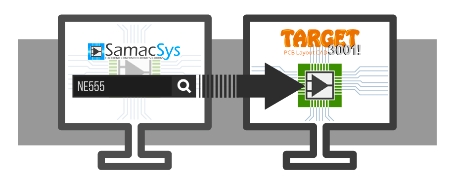 Samacsys – TARGET 3001! PCB Design Freeware ist eine Layout CAD