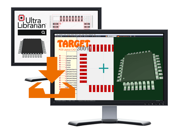 Ultra Librarian Bauteildaten in TARGET 3001! verwenden