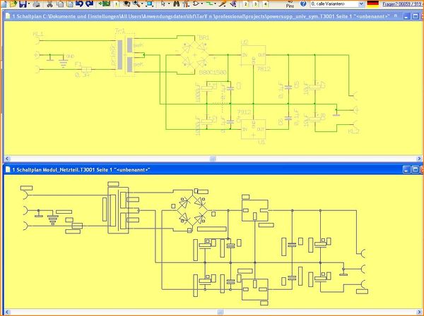 Kopie des Schaltplans als Baugruppe