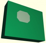 Ein einzelner SMD-Lötpunkt, mit Leiterplatte