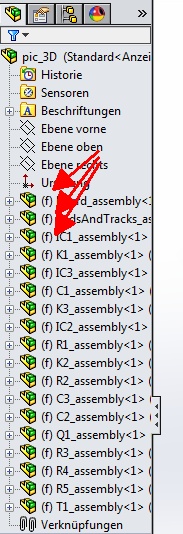 Subassemblies fixed