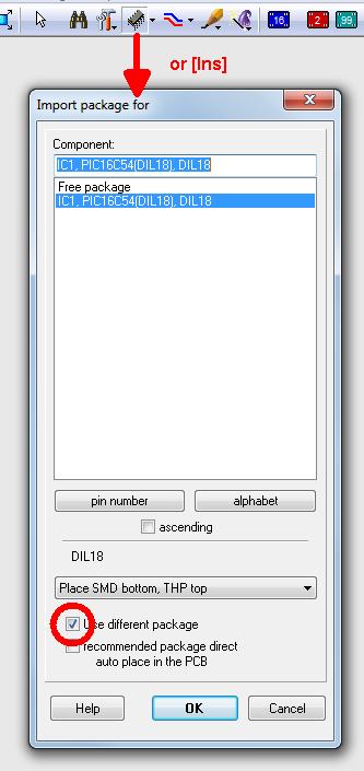 Use a different package