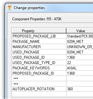 Double click M2 on the handle cross of the symbol in the schematic and click on the button "Properties"