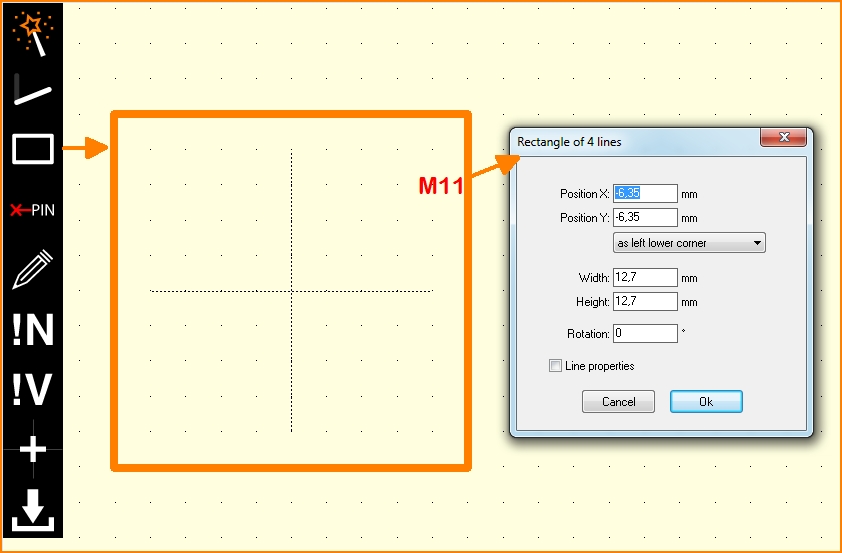 Drawing a rectangle