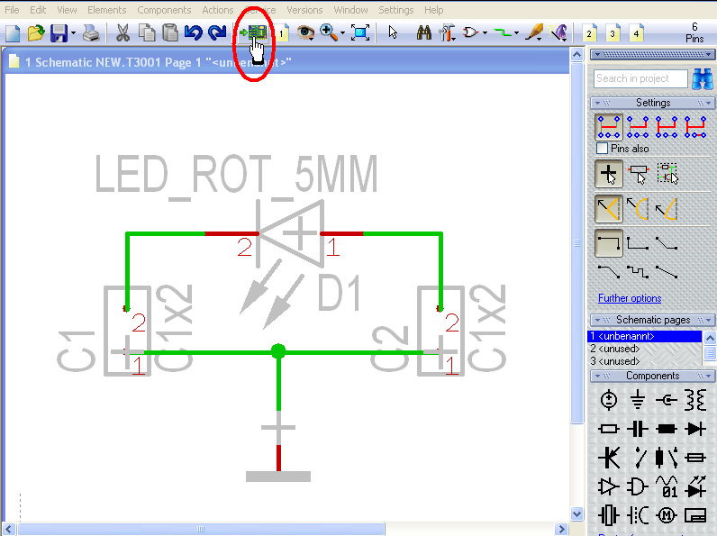 File:Layout E1.png - TARGET 3001! PCB Design Freeware Is A Layout CAD ...