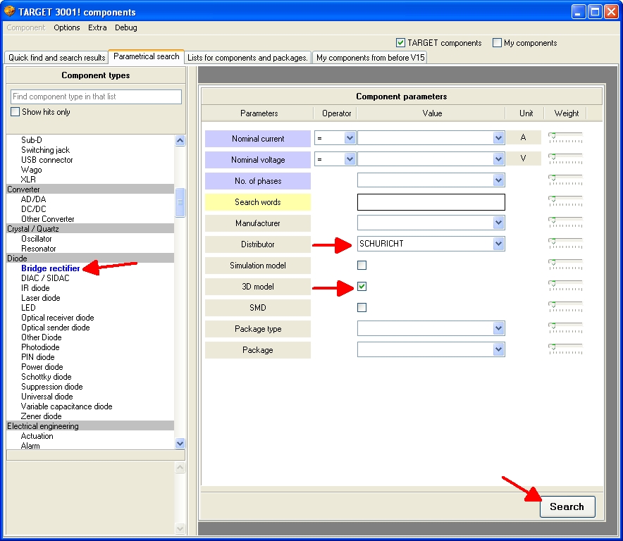 FileDatabase dis e.jpg TARGET 3001! PCB Design Freeware is a Layout