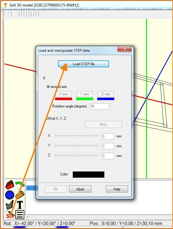 load STEP file