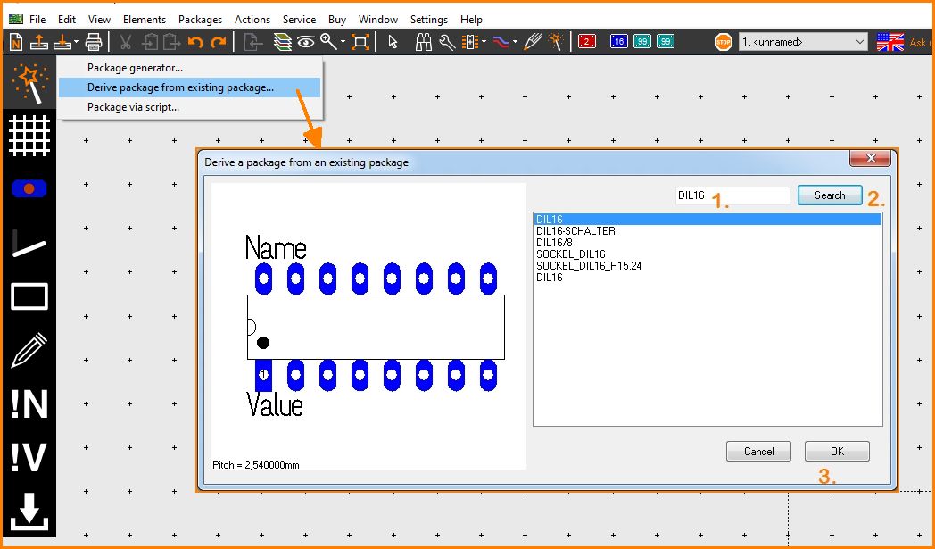 Derive a new package from an existing one 3