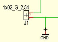 Place a ground symbol