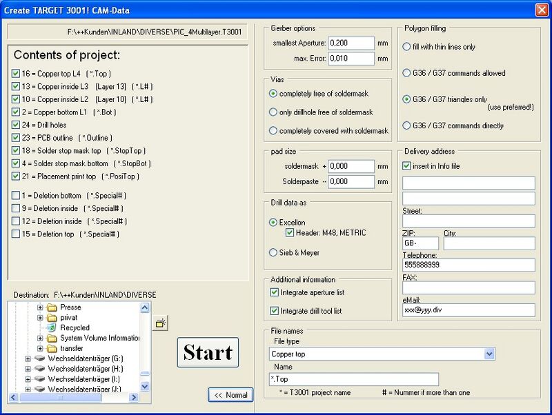 File:Gcprevue1 e.jpg - TARGET 3001! PCB Design Freeware is a Layout CAD ...
