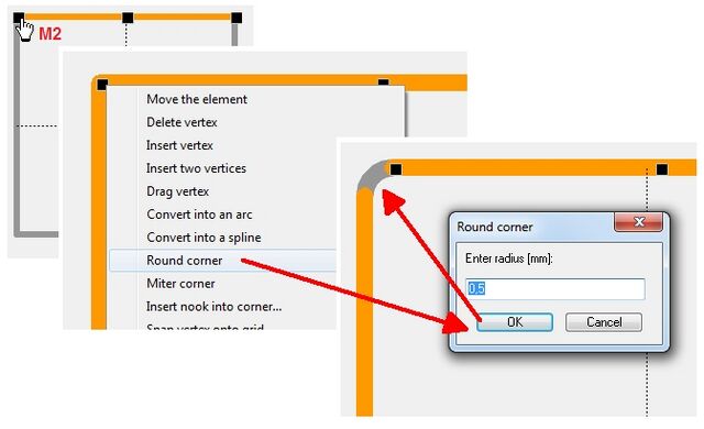 File:Roundcorner e.jpg - TARGET 3001! PCB Design Freeware is a Layout ...
